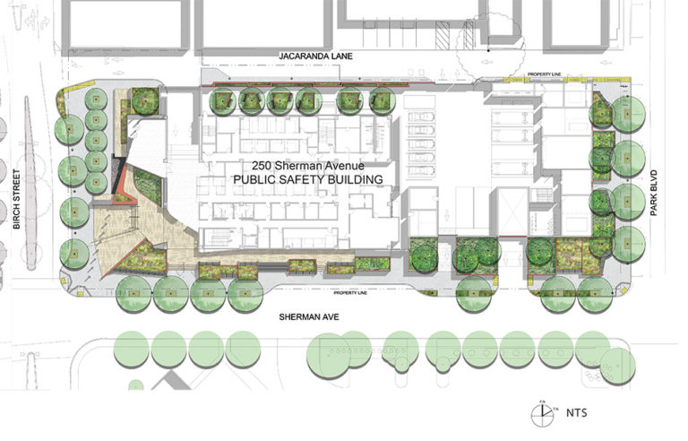 INTERSTICE Architects » Palo Alto Public Safety Building Landscape